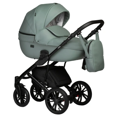 Детская коляска Indigo MIO Eco 2 в 1 Шалфей кожа